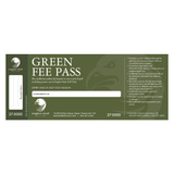 2027 Unrestricted Green Fee Pass